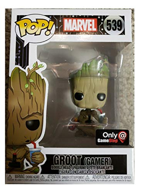 Funko Pop! Marvel Gamer Groot Sitting Exclusive Vinyl Figure Funko Pop! Marvel Gamer Groot Sitting Exclusive Vinyl Figure