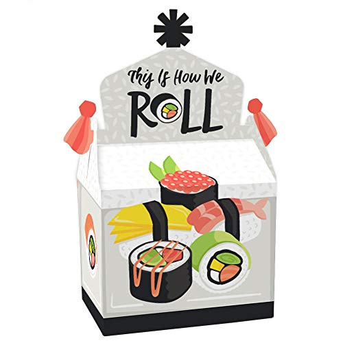 Big Dot of Happiness Lets Roll - Sushi - Treat Box Party Favors - Japanese Party Goodie Gable Boxes - Set of 12 Big Dot of Happiness Lets Roll - Sushi - Treat Box Party Favors - Japanese Party Goodie Gable Boxes - Set of 12