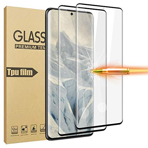 [2 Pack] Screen Protector for Samsung Galaxy S20 Plus/S20+ (6.7"), Tempered Glass 9H Hardness 3D Full Coverage HD Fingerprint Unlock Screen Protector for S20 Plus 5G