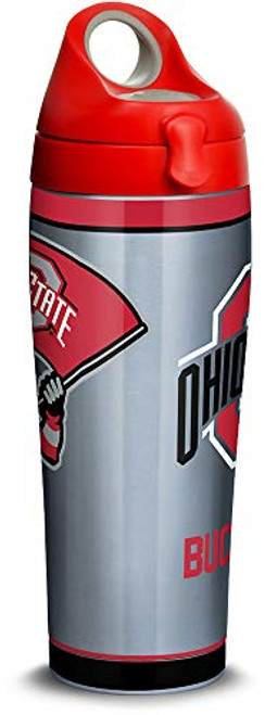 Tervis Ohio State Buckeyes Tradition Stainless Steel Insulated Tumbler with Red with Gray Lid, 24oz Water Bottle, Silver Tervis Ohio State Buckeyes Tradition Stainless Steel Insulated Tumbler with Red with Gray Lid, 24oz Water Bottle, Silver