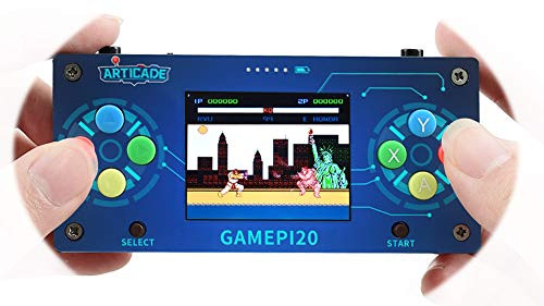 GamePi20 Accessories Kit,Mini Portable Retro Video Handheld Game Console Add-ons for Raspberry Pi Zero/Zero W/WH to Build GamePi20,with 320x240 Pixels 2.0inch IPS Display (PI Not Include)