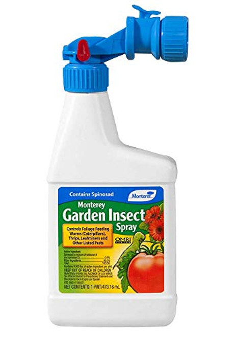 Monterey LG6130 Garden Insect Spray, Insecticide & Pesticide with Spinosad, 16 oz