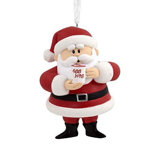 Hallmark Christmas Ornament, Rudolph the Red-Nosed Reindeer Santa With Eggnog Hallmark Christmas Ornament, Rudolph the Red-Nosed Reindeer Santa With Eggnog