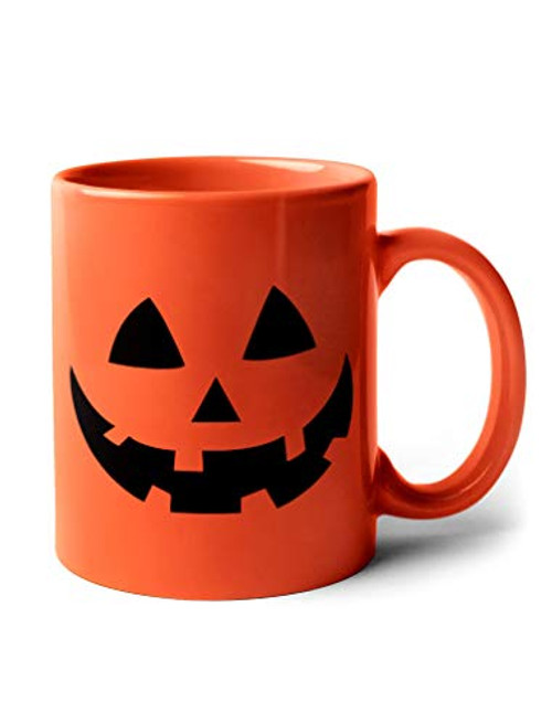 JACK O LANTERN Cup Pumpkin Face Halloween Coffee Mug Orange Mug 11 Oz. Orange JACK O LANTERN Cup Pumpkin Face Halloween Coffee Mug Orange Mug 11 Oz. Orange