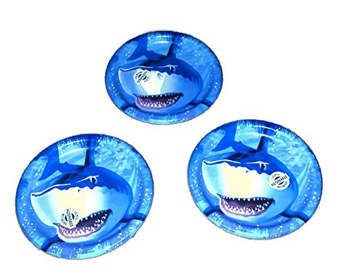 Creative Converting Shark Splash Party Bundle 9" Plates (24)