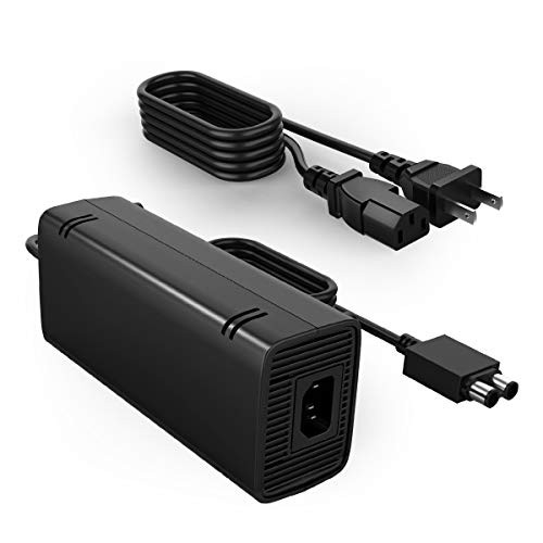 Power Supply for Xbox 360 Slim, YCCTEAM AC Adapter Power Supply Charger Cord for Xbox 360 Slim Auto Voltage (100V-240V)