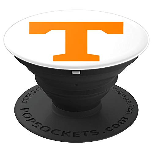 PopSockets: Letter T Tennessee State TN Pride Orange White PopSockets Grip and Stand for Phones and Tablets PopSockets: Letter T Tennessee State TN Pride Orange White PopSockets Grip and Stand for Phones and Tablets
