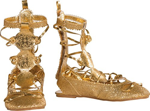Rubie's Child's Costume Glitter Sandals Costume, Medium Rubie's Child's Costume Glitter Sandals Costume, Medium