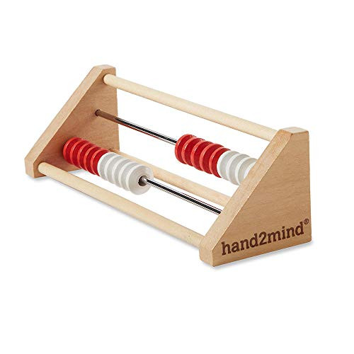 hand2mind Rekenrek 20-Bead Wood, Individual Math Counting Frame (Age 5+), Develop Number Concepts And Basic Facts Up To Ten (Pack of 1)