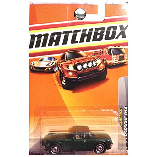 Matchbox 2010 HERITAGE CLASSICS #16 DARK GREEN '71 PORSCHE 914 by