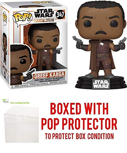 Greef Karga Pop TV The Mandalorian Vinyl Figure (Includes Compatible EcoTEK Pop Box Protector Case)