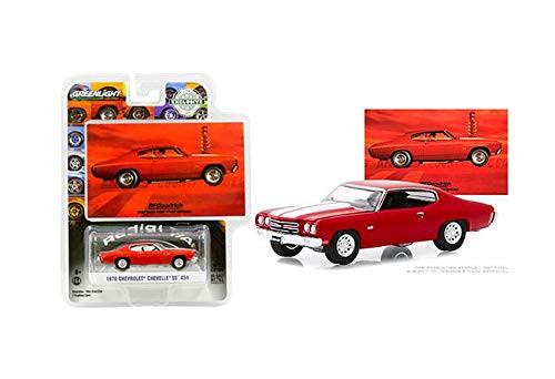 New DIECAST Toys CAR Greenlight 1:64 Hobby Exclusive - BFGOODRICH Vintage AD Cars - 1970 Chevrolet Chevelle (RED) 30061