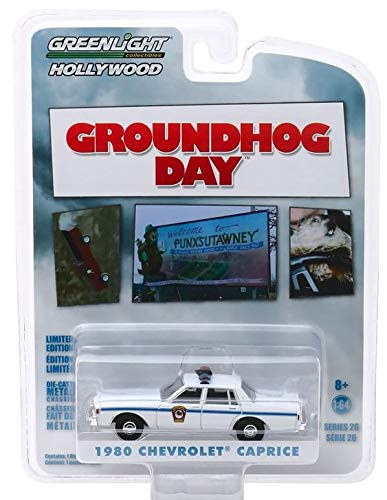 Greenlight 44860-C Hollywood Series 26 - Groundhog Day 1980 Caprice Police 1/64 Scale