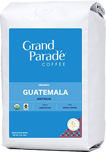 3 LB Unroasted Green Coffee Beans - Organic Guatemala Antigua High Altitude SHG EP Single Origin - Specialty Arabica of Bourbon, Catuai Variety - Direct Trade - Fresh Crop