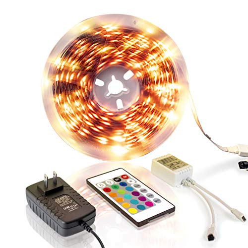 Gupup LED Strip Lights, 16.4ft Flexible RGB LED Color Changing Strip Lights SMD 5050 12V LED Tape Light with IR Remote Controller, DIY Colors for TV Backlight Kitchen Party Home Decoration Gupup LED Strip Lights, 16.4ft Flexible RGB LED Color Changing Strip Lights SMD 5050 12V LED Tape Light with IR Remote Controller, DIY Colors for TV Backlight Kitchen Party Home Decoration