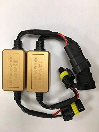 LED Conversion Kit Headlight Canbus Error Free Anti Flicker Capacitors Resistor Decoder for 9005 9006 9012