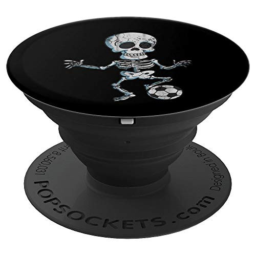 Halloween Soccer Skeleton PopSockets Grip and Stand for Phones and Tablets