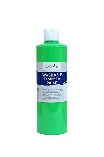 Handy Art Washable Paint 16 ounce, Fluorescent Green
