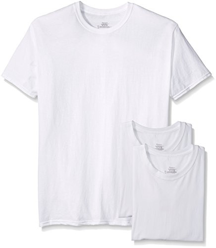 Hanes 3-Pack White Crew Neck T-Shirt (XL)