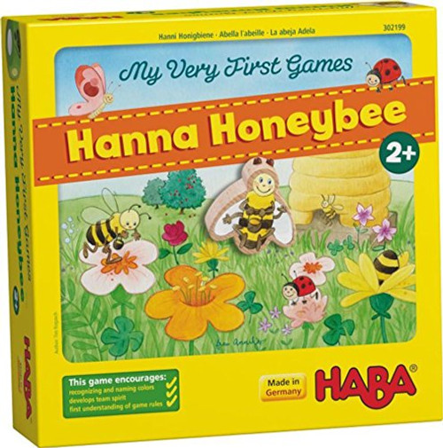 HABA My Very First Games Hanna Honeybee - 2 Cooperative Color Die Games Ages 2+ (Made in Germany) HABA My Very First Games Hanna Honeybee - 2 Cooperative Color Die Games Ages 2+ (Made in Germany)