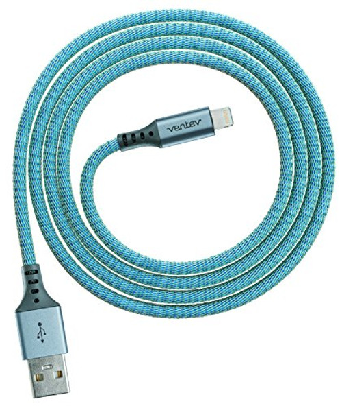 Ventev chargesync Alloy Cable, Apple Lightning, 4ft, Cobalt Ventev chargesync Alloy Cable, Apple Lightning, 4ft, Cobalt