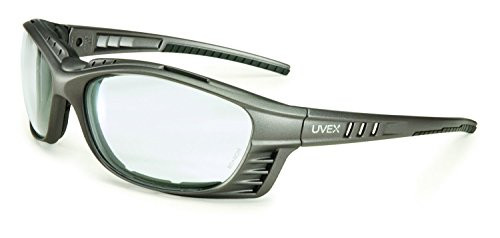 UVEX by Honeywell S2620XP Uvex Livewire Sealed Safety Eyewear with Silver Frame, Clear Lens Tint, UV Extreme  and Anti-Fog Lens Coating