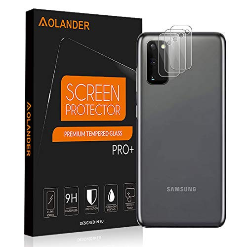 [3 Pack] AOLANDER Camera Lens Screen Protector for Samsung Galaxy S20 6.2'',Anti-Scratch 9H Hardness Bubble Free Tempered Glass Screen Protector for Samsung Galaxy S20