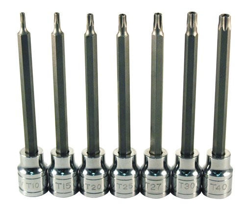 ATD Tools 13776 7-Piece Tamper-Resistant Star Bit Socket Set