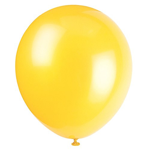 5" Latex Yellow Balloons, 72ct