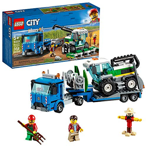 LEGO City Great Vehicles Harvester Transport 60223 Building Kit  (358 Pieces)