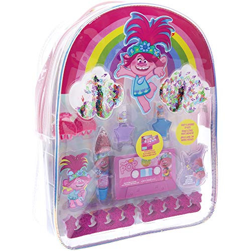 Townley Girl Trolls World Tour Cosmetic Backpack Set. 11 CT Townley Girl Trolls World Tour Cosmetic Backpack Set. 11 CT