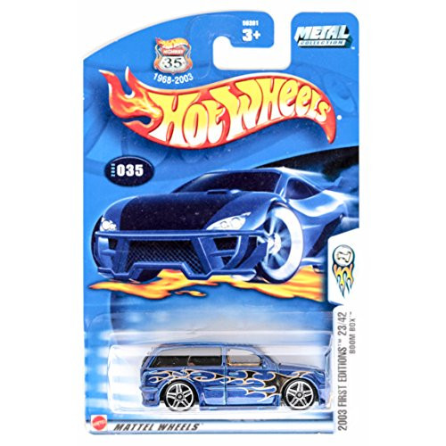 Mattel Hot Wheels 2003 First Editions 1:64 Scale Blue Boom Box Blazer Die Cast Car #035