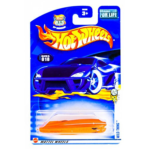 Hot Wheels Mattel 2003 First Editions 1:64 Scale Orange Wild Thing Die Cast Car #018 Hot Wheels Mattel 2003 First Editions 1:64 Scale Orange Wild Thing Die Cast Car #018
