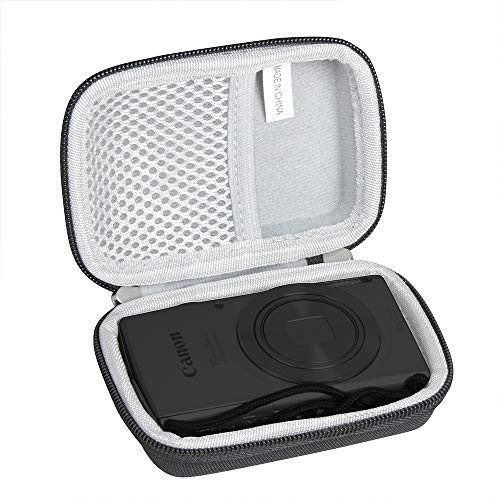 Hermitshell Hard Travel Case for Canon PowerShot ELPH 180 20 MP Digital Camera (Black)