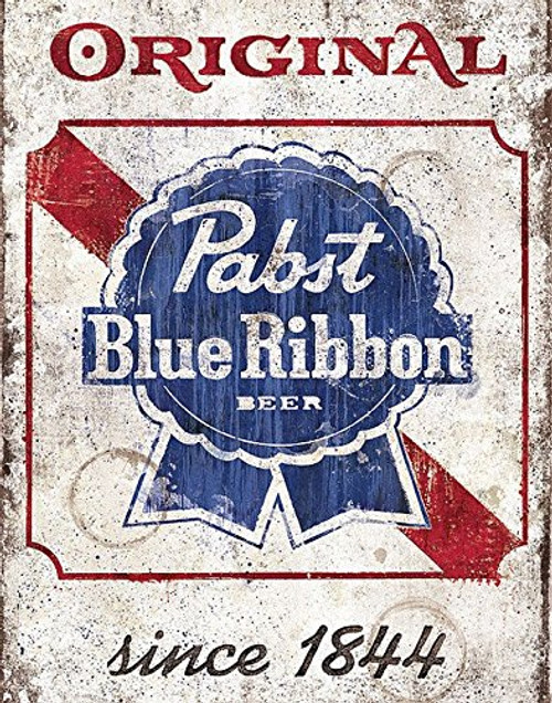 TIN SIGN Pabst Blue Ribbon Can Beer Metal Art Store Pub Brew Shop Bar Pub A551 