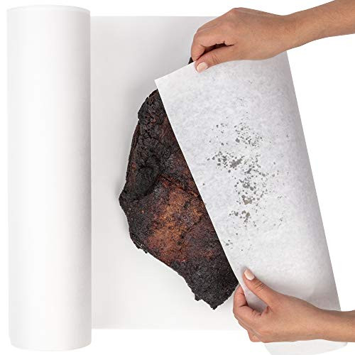 White Butcher Paper Roll 18 Inches by 200 Feet (2400 Inches) - USA Made, Fda Approved - Butcher Paper for Smoking Meat, BBQ Butcher Paper, White Wrapping Paper