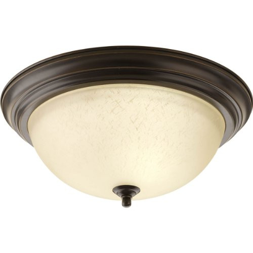 Progress Lighting P3926-20EUL Med Flush Mount, 3-60-watt