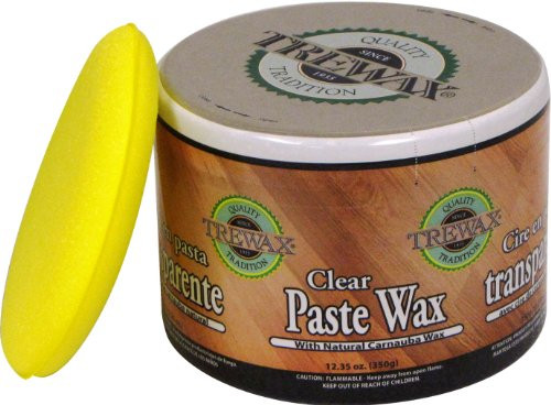 Trewax Paste Wax Clear, Pack of 2, 12.35-Ounce