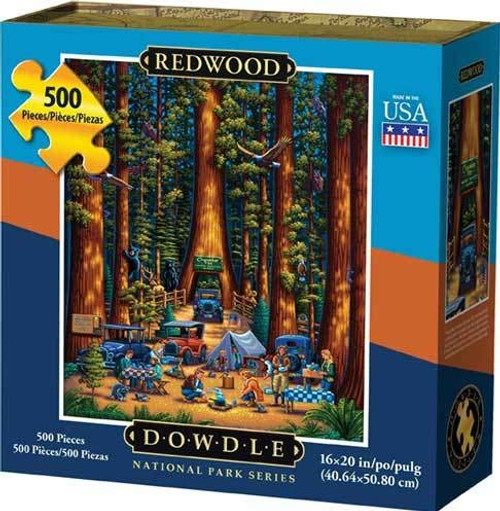 Dowdle Jigsaw Puzzle - Redwood National Park - 500 Piece Dowdle Jigsaw Puzzle - Redwood National Park - 500 Piece