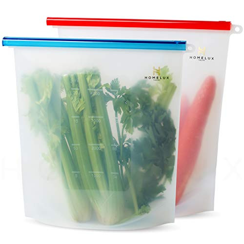 Homelux Theory Reusable Silicone Food Storage Bags Silicone Bags Reusable Bags Silicone Silicone Storage Bags Silicone Food Bags Reusable Silicone Food Bag (2 Extra Large) Homelux Theory Reusable Silicone Food Storage Bags Silicone Bags Reusable Bags Silicone Silicone Storage Bags Silicone Food Bags Reusable Silicone Food Bag (2 Extra Large)