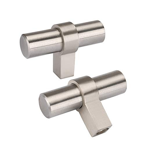 homdiy 25 Pack Kitchen Cabinet Knobs Brushed Nickel - Door Knob HDT16SN Cabinet Knobs Kitchen Hardware for Cabinets Nickel Drawer Knobs Cabinet Hardware