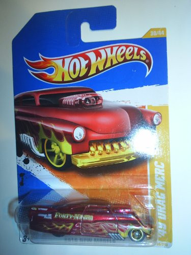 Hot Wheels 2010 30/240 New Models 30/44 '49 Drag Merc (Red with Yellow Flame)