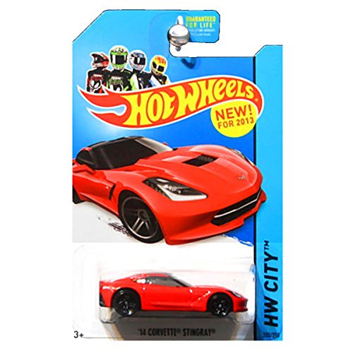 Hot Wheels 2013 HW City 2014 Chevrolet Chevy Corvette Stingray in Red
