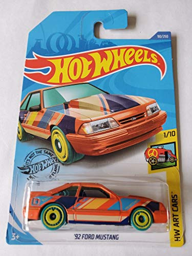 Hot Wheels 2020 Hw Art Cars '92 Ford Mustang, Orange 90/250