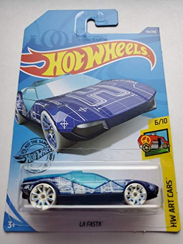 Hot Wheels 2020 Hw Art Cars La Fasta, Blue 114/250