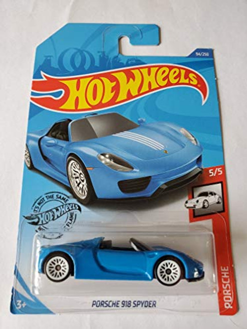 Hot Wheels 2020 Porsche 918 Spyder, Blue 94/250