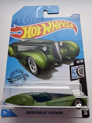 Hot Wheels 2020 Rod Squad Custom Cadillac Fleetwood, Green 121/250
