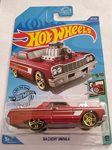 Hot Wheels 2020 Tooned '64 Chevy Impala, Red 58/250