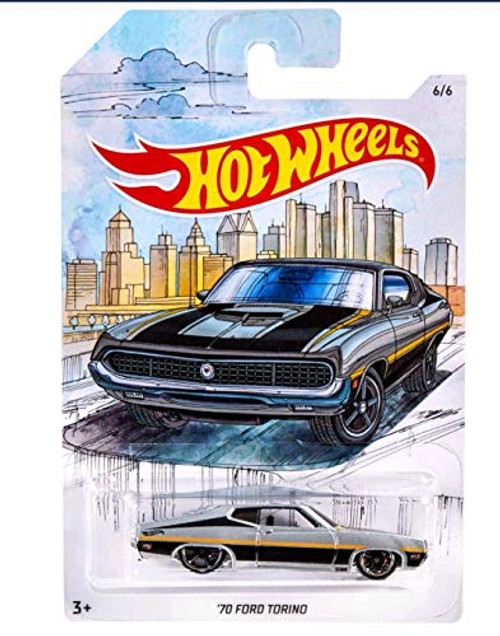 Hot Wheels '70 Ford Torino Detroit Muscle Car Series 6/6 Hot Wheels '70 Ford Torino Detroit Muscle Car Series 6/6