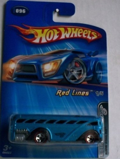 Hot Wheels Red Lines Series #1/5 SURFIN' S'COOL BUS #2005-096 Collectible Collector Car Mattel Hot Wheels